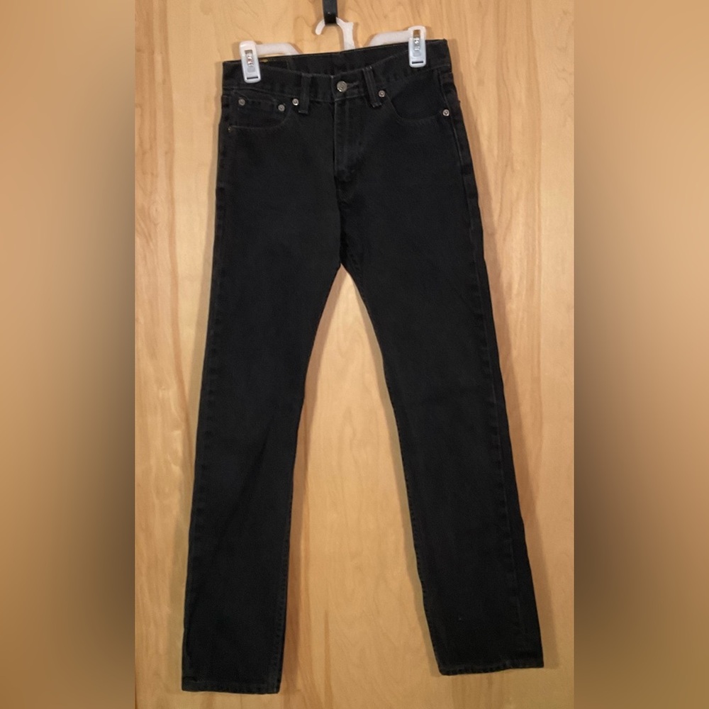Men’s Levi Strauss & Co. 505 Black Denim Jeans EUC